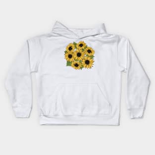 The Sunflower is the National flower of Ukraine Kids Hoodie